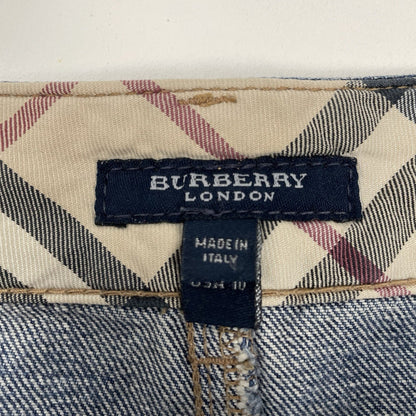 Burberry Belt Skirt, Size UK12 | O/S, Blue