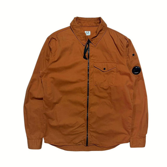 CP Company Orange Canvas Overshirt