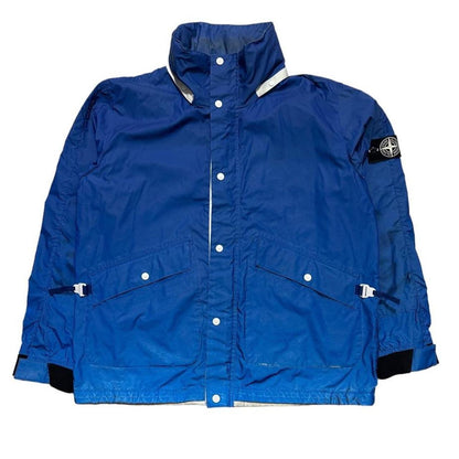 Stone Island Blue Reflective Jacket - Known Source