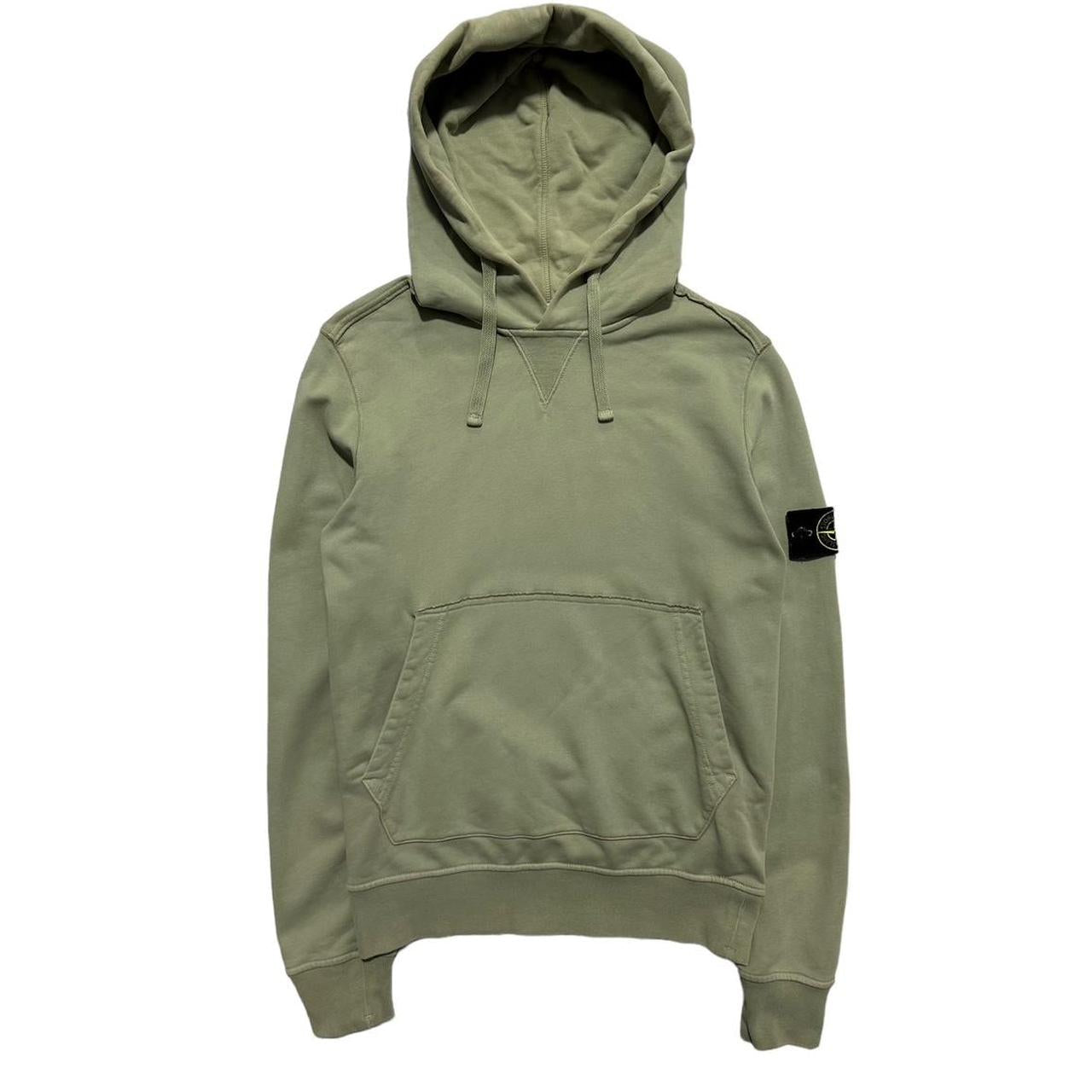 Stone Island Green Pullover Hoodie