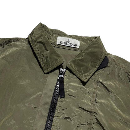 Stone Island Nylon Metal Overshirt | Medium, Olive