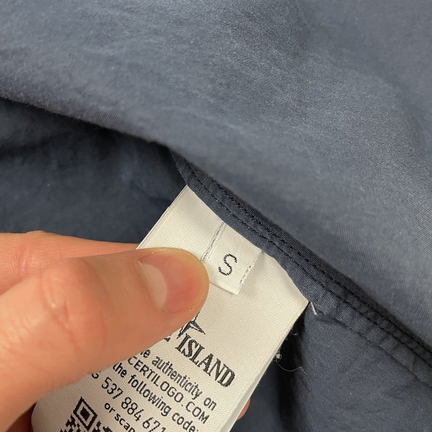 Stone Island Overshirt, Size Small | O/S, Blue