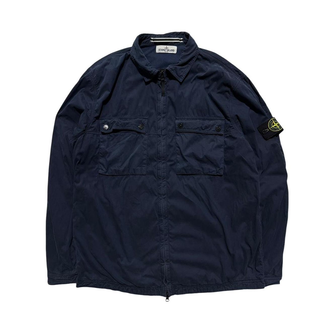 Stone Island double Pocket Cotton Overshirt