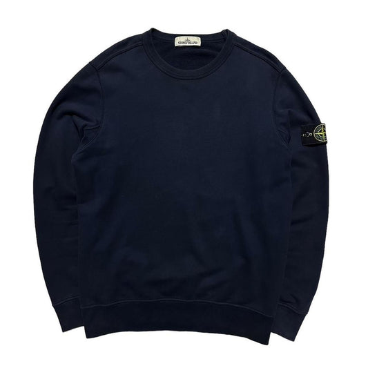 Stone Island Dark Blue Pullover Crewneck - Known Source