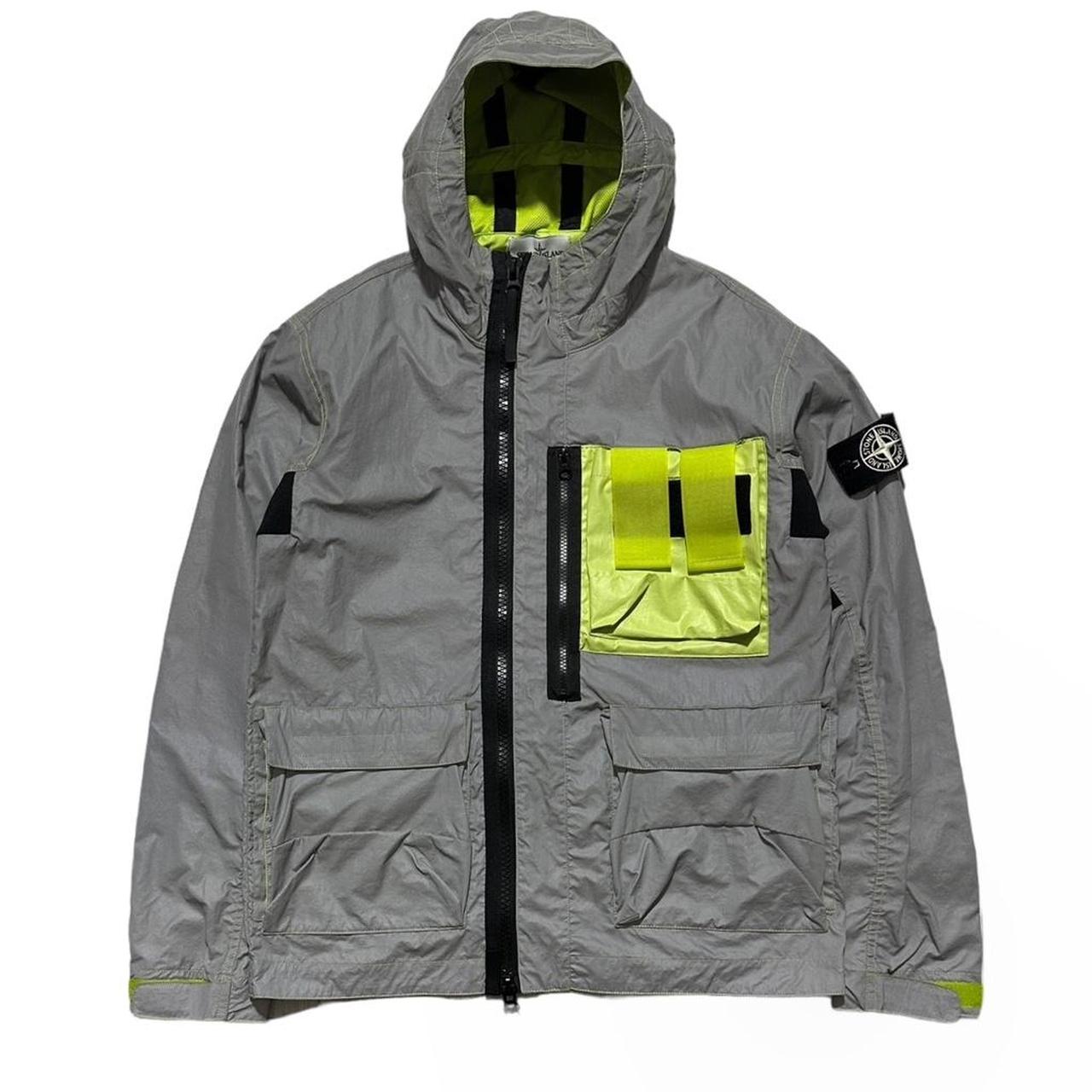 Stone Island Plated Reflective Mussola Gommata Jacket