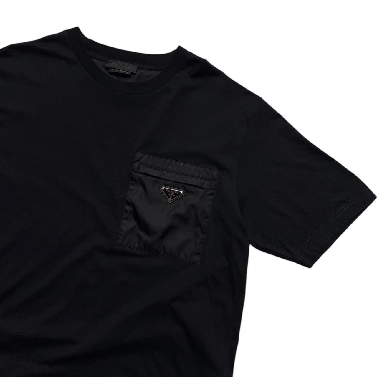 Prada Nylon Pocket T-Shirt | XL, Black