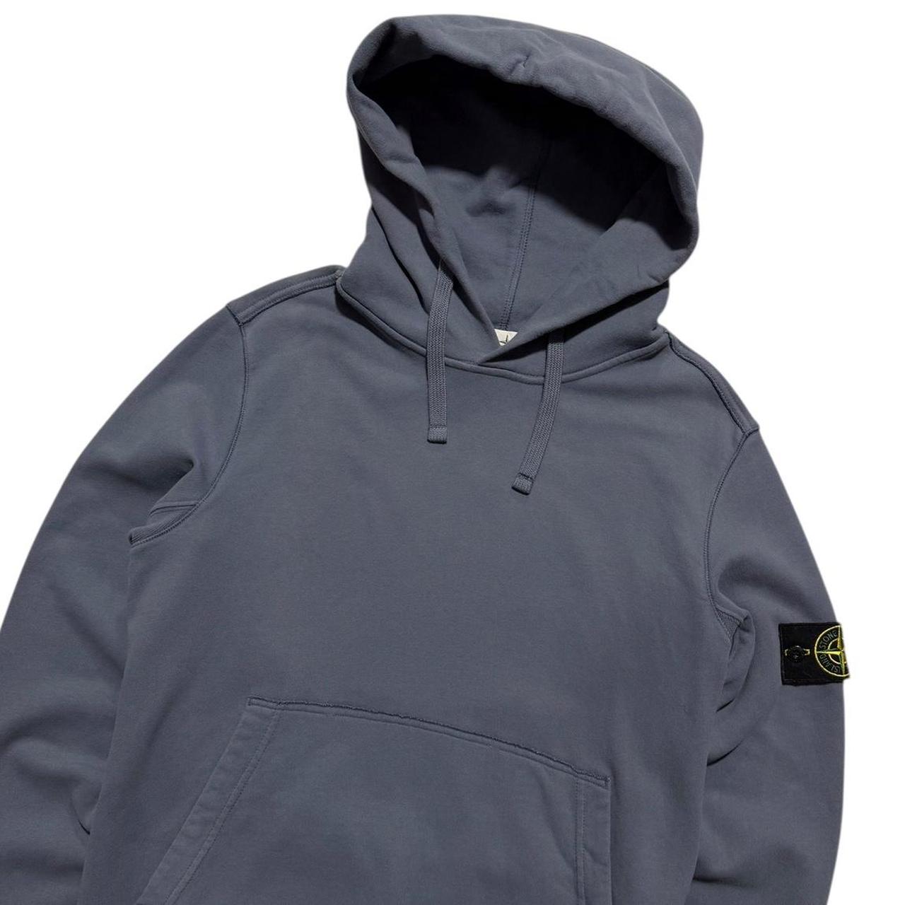 Stone Island Pullover Hoodie | Large, Navy