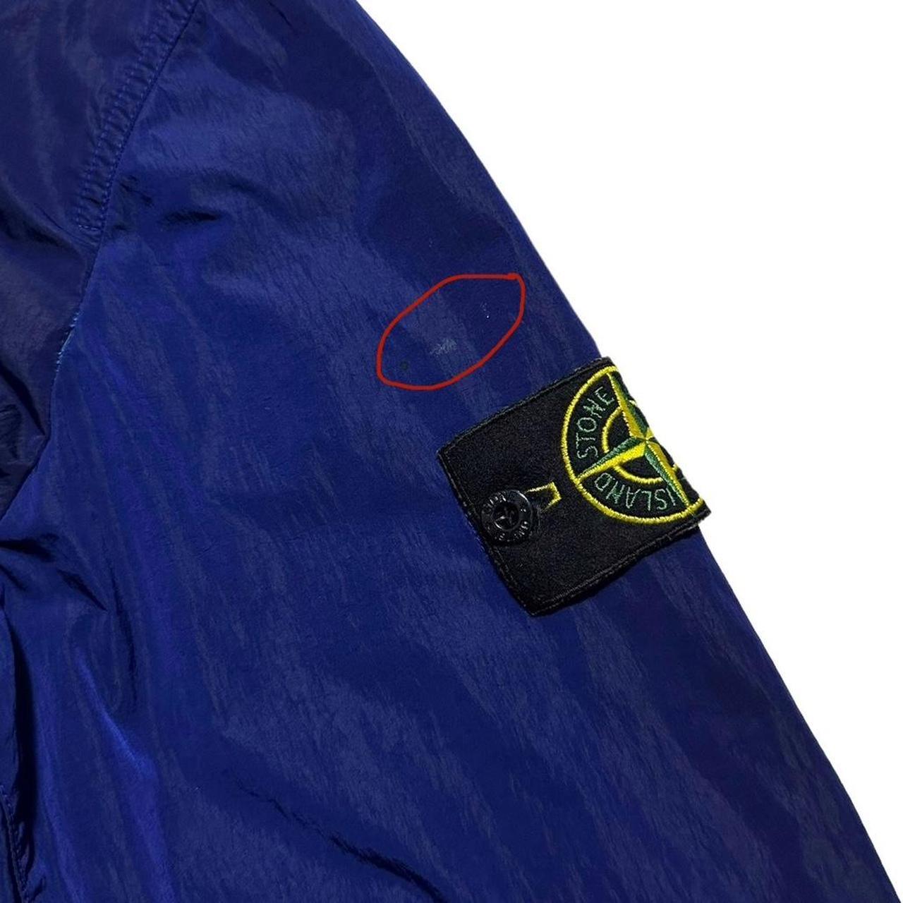 Stone Island Blue Nylon Metal Flock Jacket - Known Source