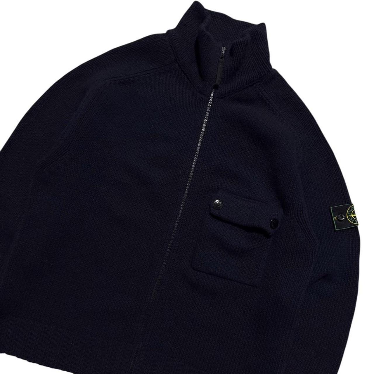 Stone Island 90's Heavy Knit Full Zip