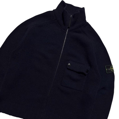 Stone Island 90's Heavy Knit Full Zip