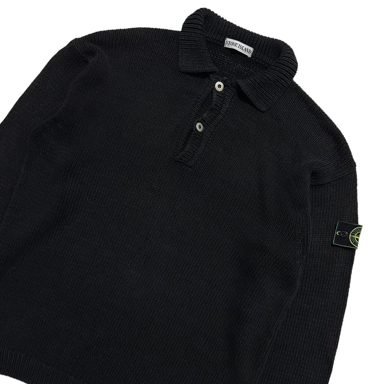 Stone Island Heavy Knit Button Pullover