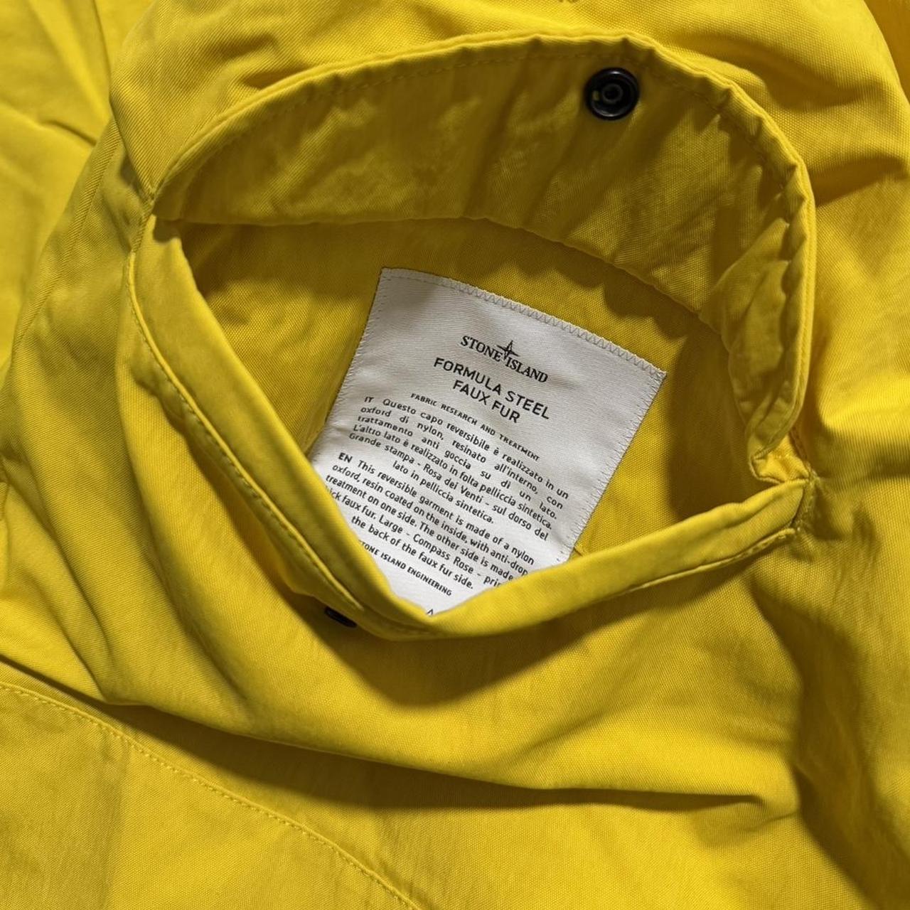 Stone Island Supreme 2022 Formula Steel Faux Fur Reversible Jacket | Small, TBD
