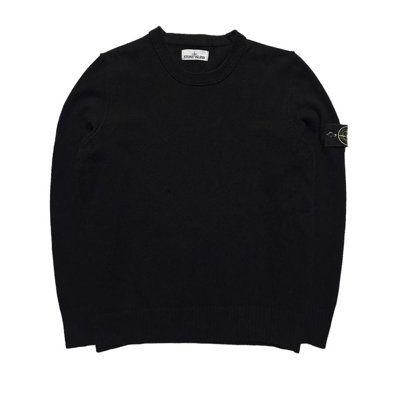 Stone Island Black Pullover Crewneck - Known Source