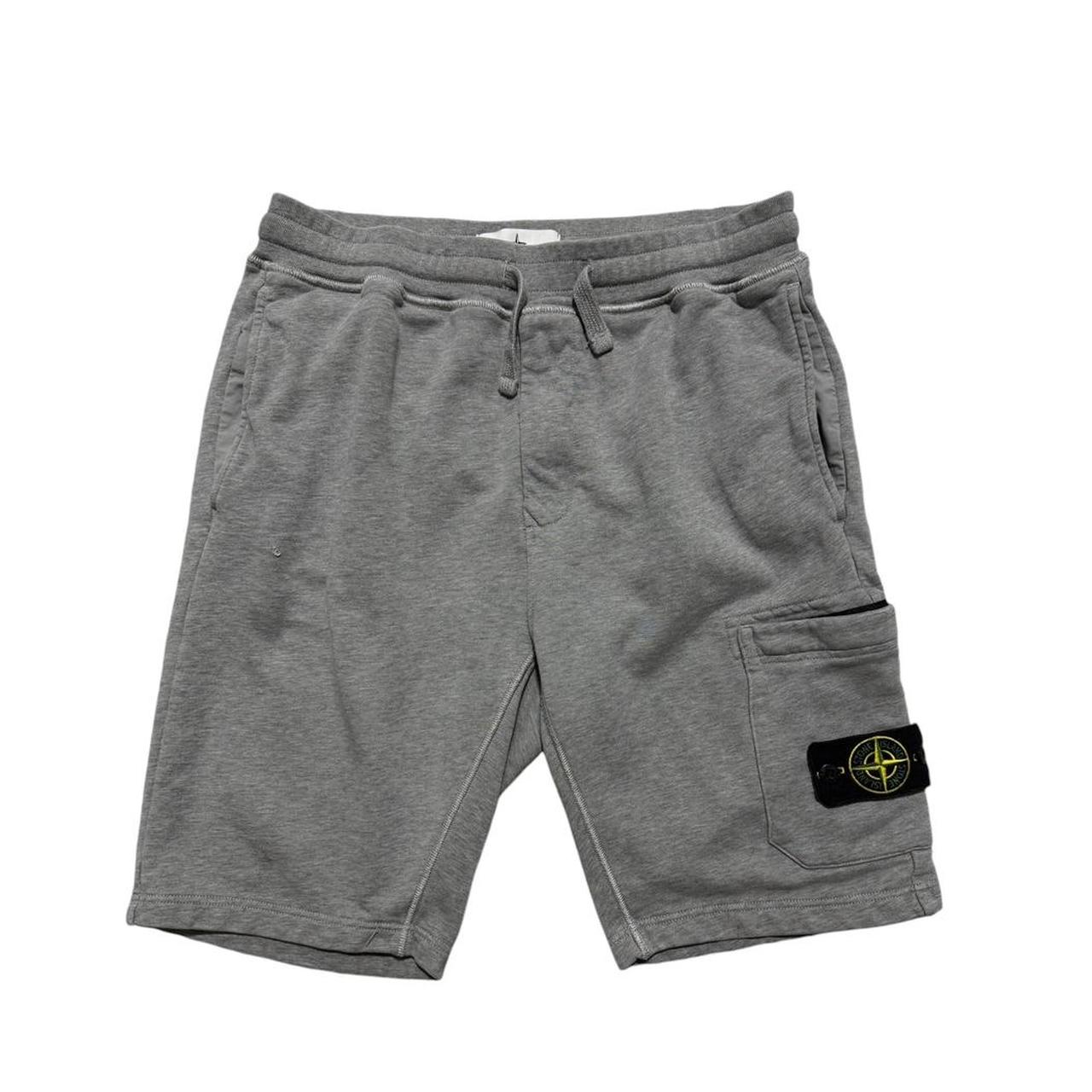 Stone Island Grey Cotton Shorts
