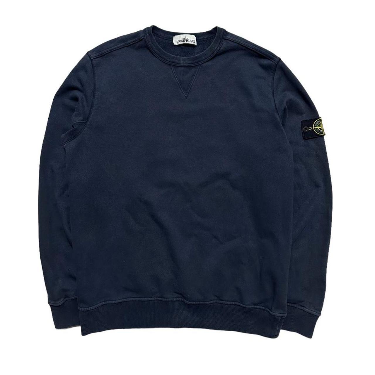 Stone Island Blue Pullover Crewneck - Known Source