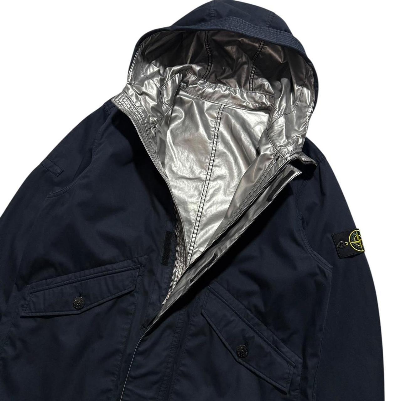Stone Island Raso Gommato spaceman Reversible Jacket