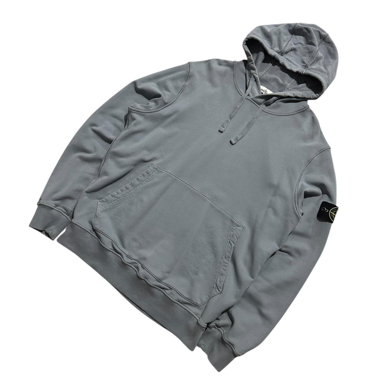 Stone Island Baby Blue Hoodie | XL, Blue