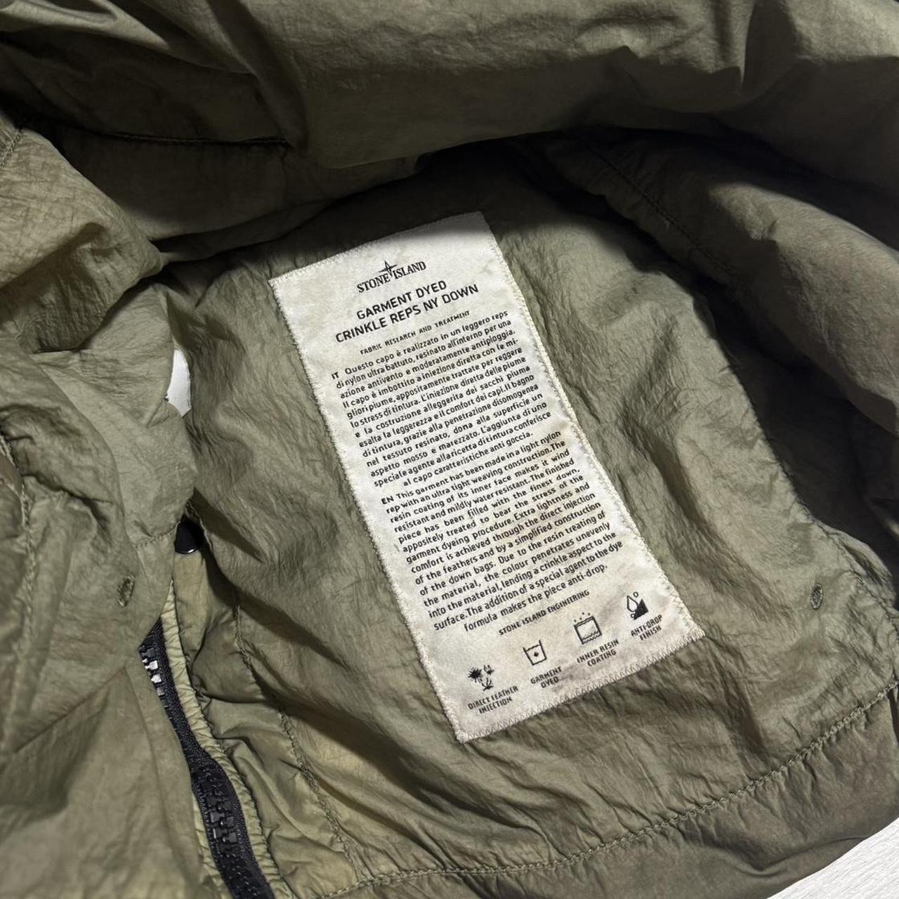 Stone Island Garment Dyed Down Jacket