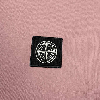 Stone Island Compass Logo T-Shirt, Size Small | O/S, Pink