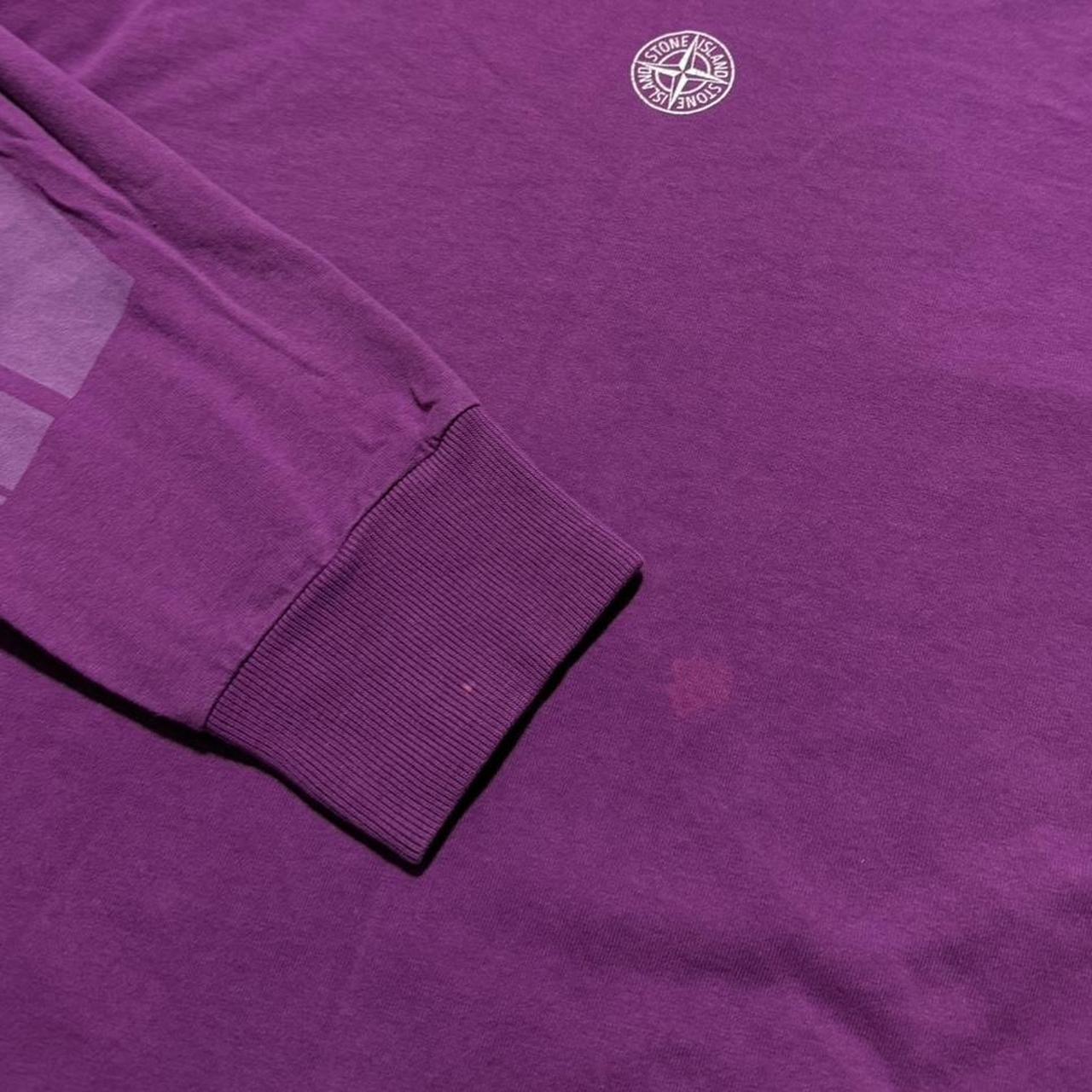 Stone Island Purple Long Sleeve Top