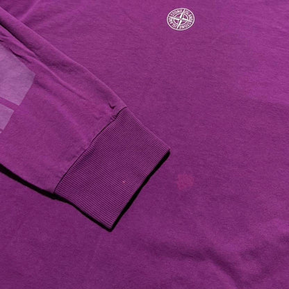 Stone Island Purple Long Sleeve Top