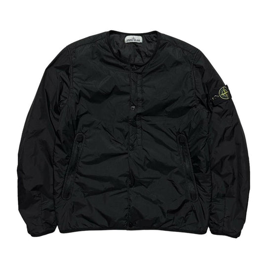 Stone Island Garment Dyed Black Nylon Jacket - Known Source