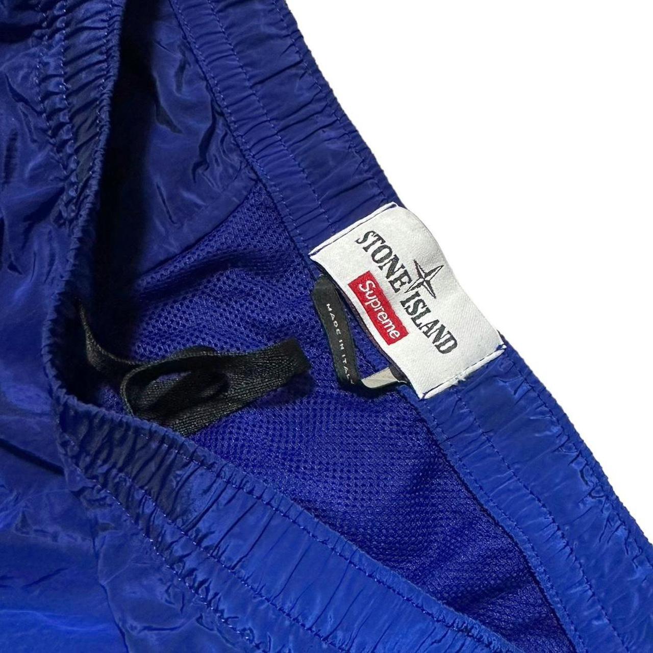 Stone Island Supreme Blue Nylon Bottoms - Known Source