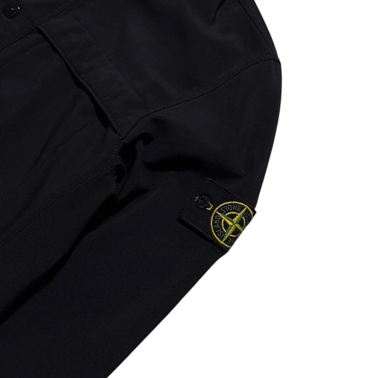 Stone Island Soft Shell Jacket | XXL, Black