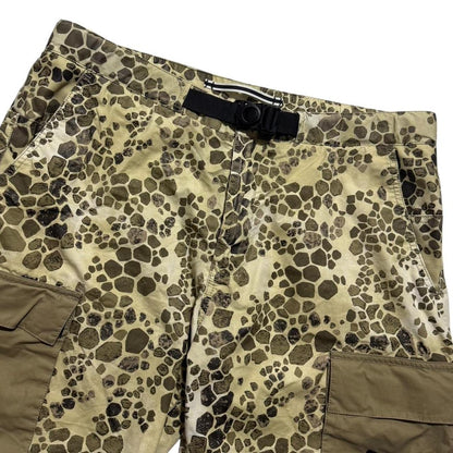 Stone Island Crocodile Camo Cargo Shorts