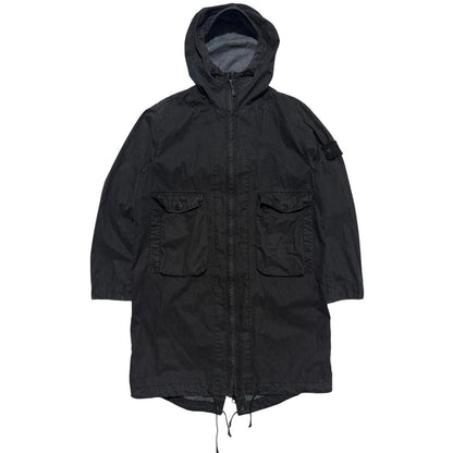 Stone Island Ghost Canvas Trench Jacket