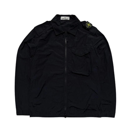 Stone Island Shoulder Badge Overshirt | Small, Black
