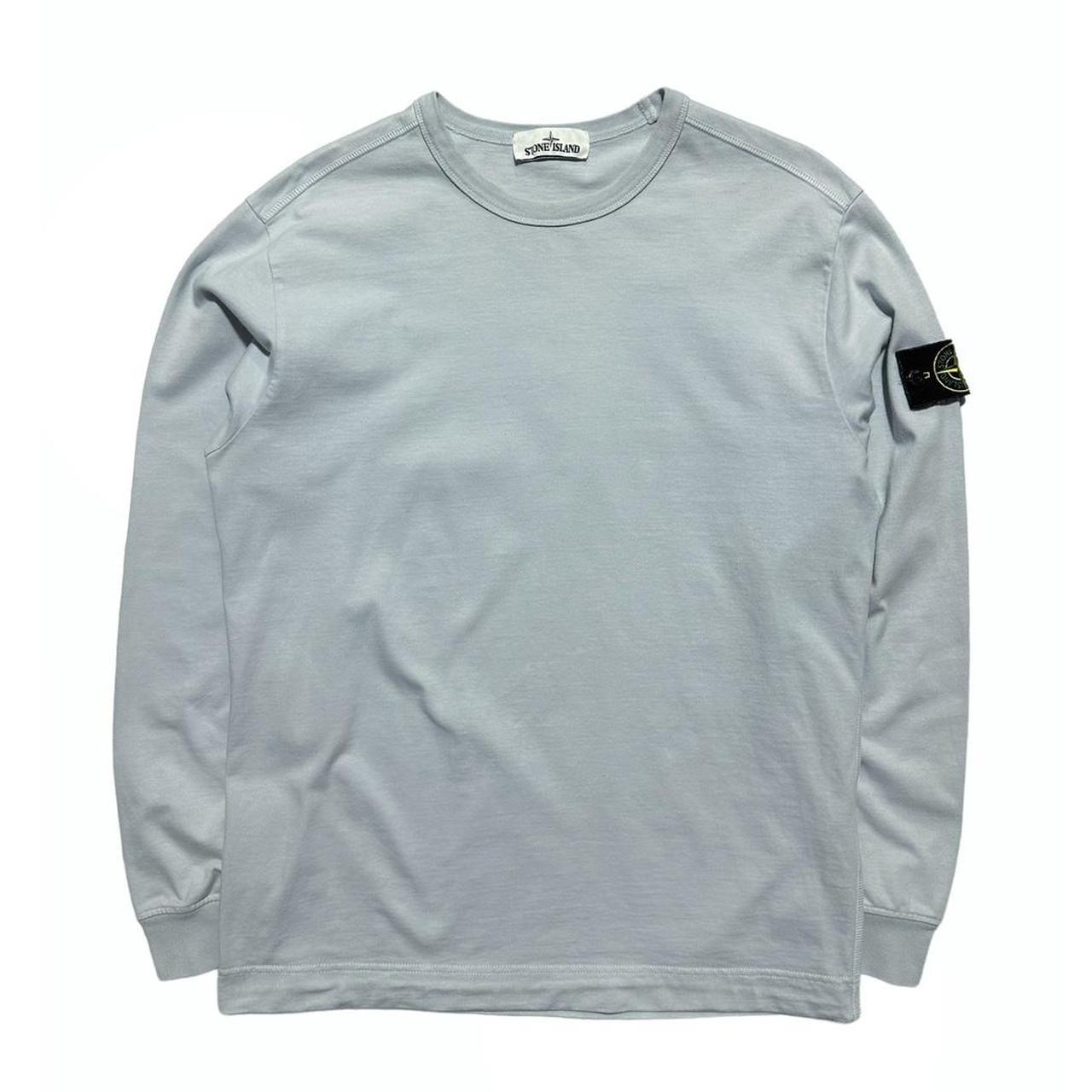 Stone Island Light Blue Thin Pullover Crewneck - Known Source