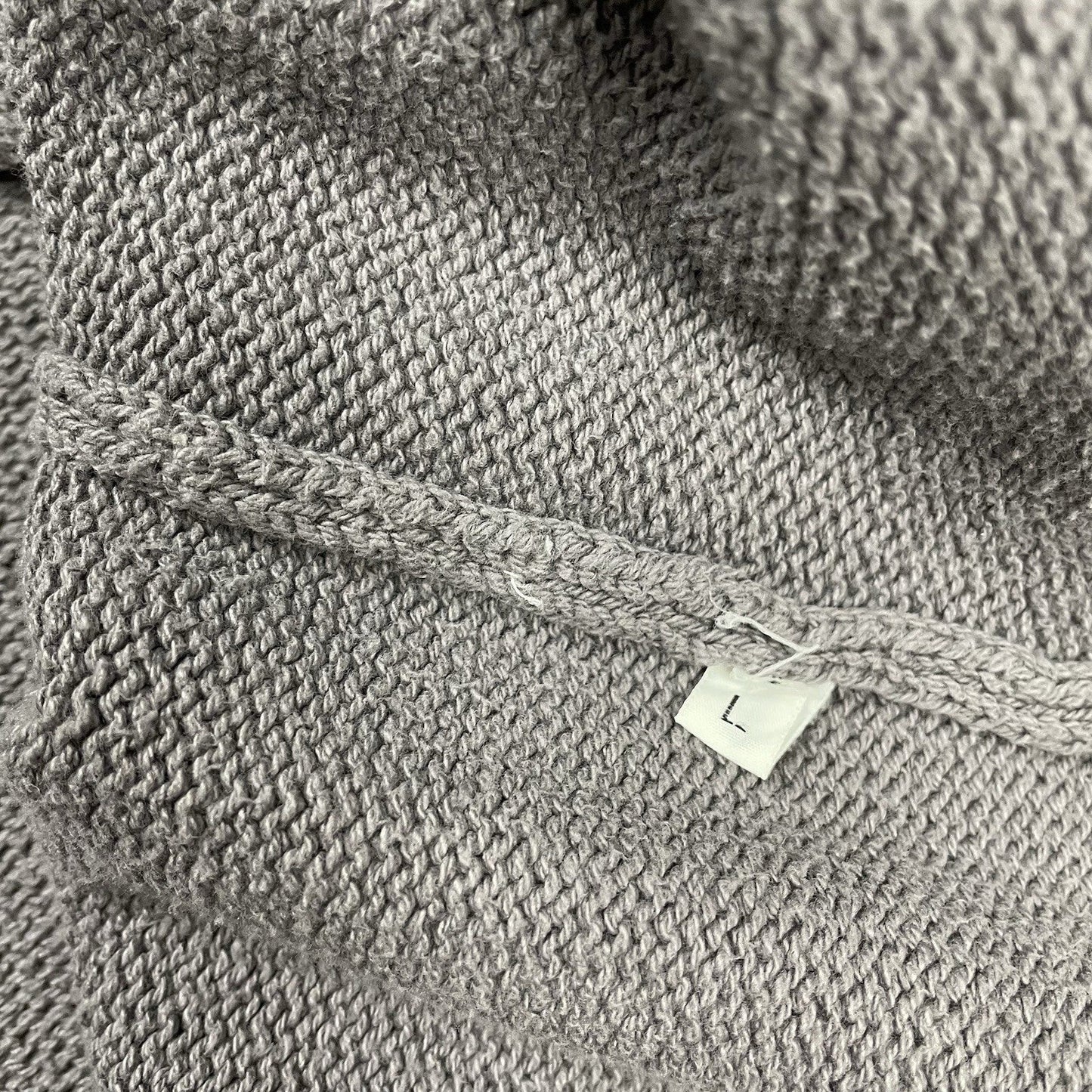 Vintage Stone Island Quarter Zip Jumper, Size L | O/S, Grey