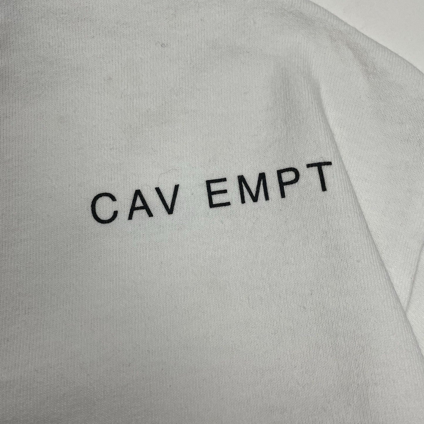 Cav Empt Oscillation T-Shirt, Size Medium | O/S, White