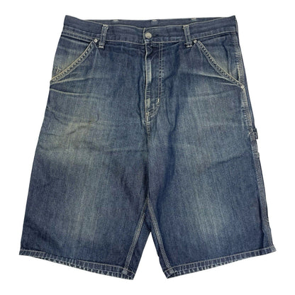 Carhartt WIP Single Knee Bermuda Shorts, Size 32 | O/S, Blue