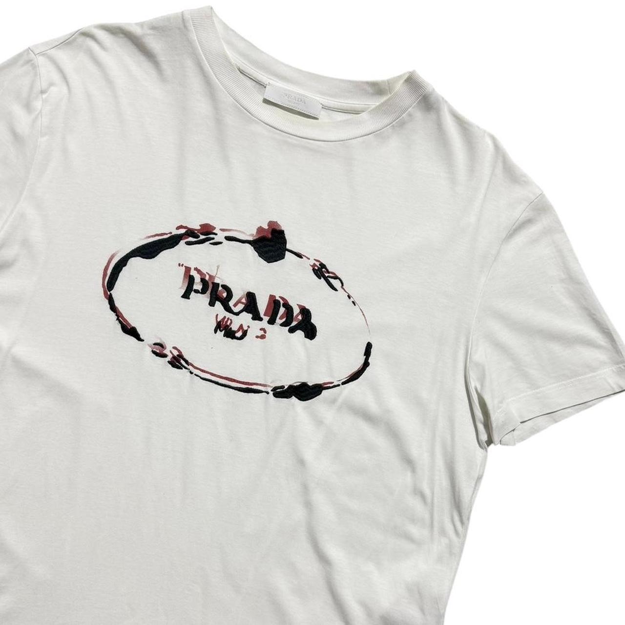 Prada Logo T-Shirt | XL, White