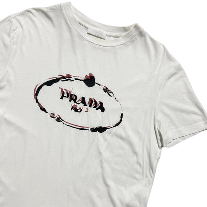 Prada Logo T-Shirt | XL, White