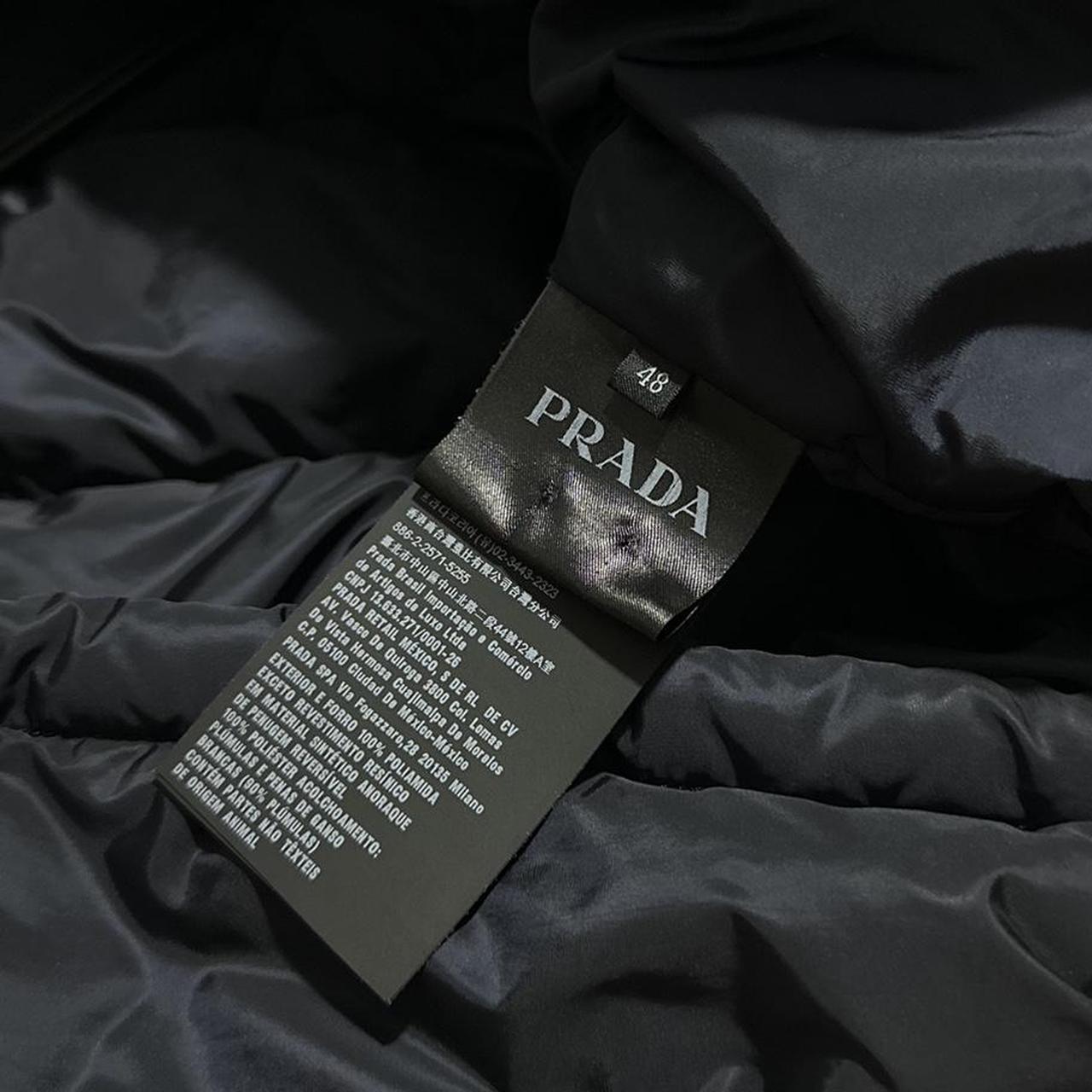 Prada Navy Down Puffer Jacket