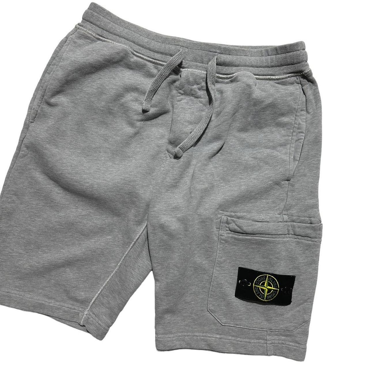 Stone Island Grey Cotton Cargo Shorts - Known Source