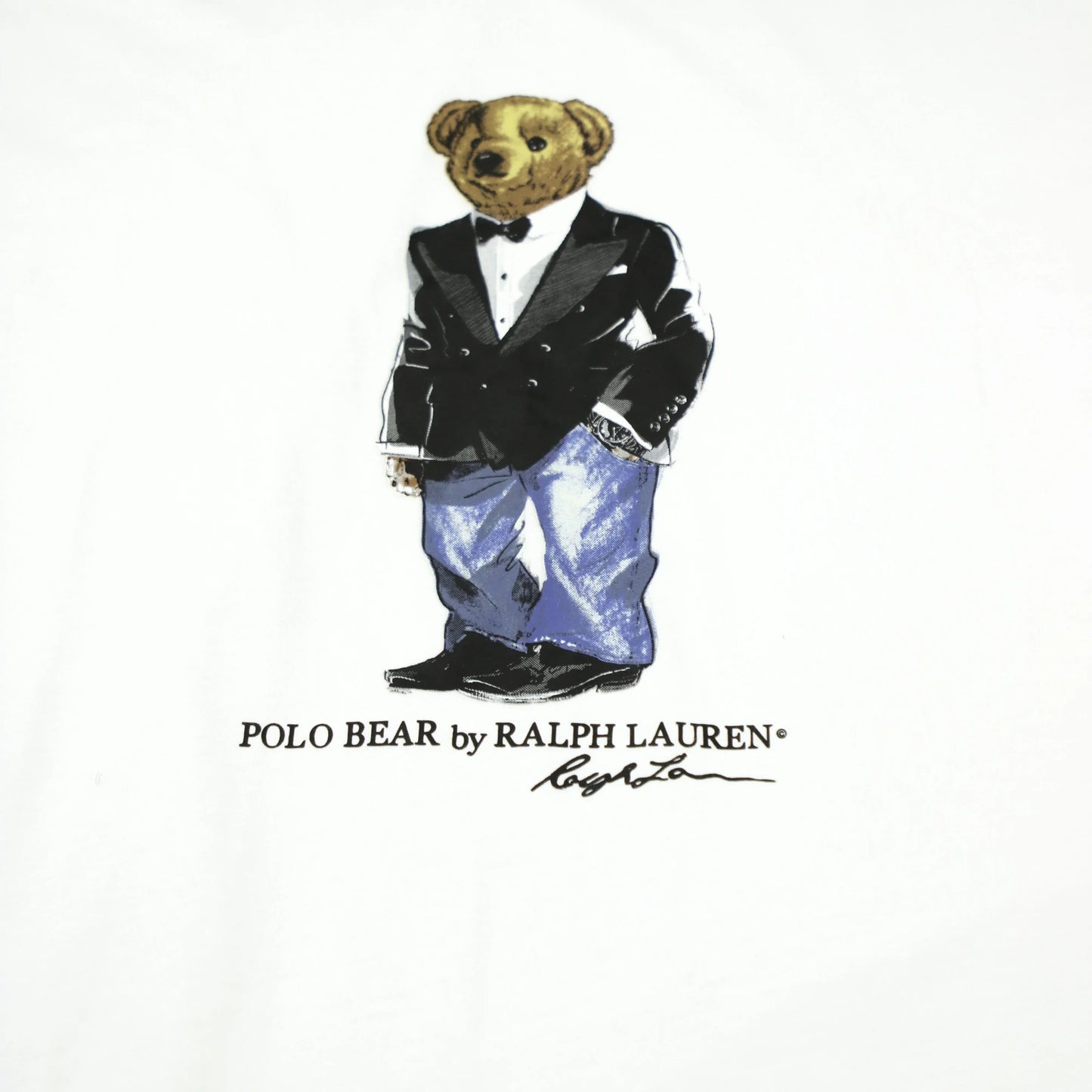 POLO RALPH LAUREN TUXEDO BEAR TEE (XXL)  (L)