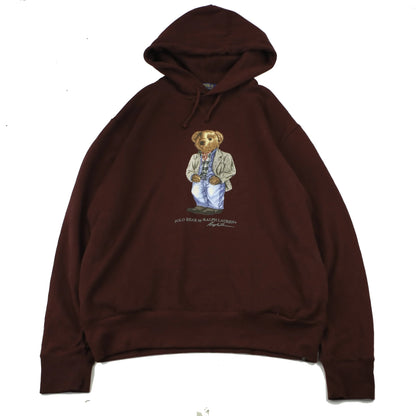 POLO BEAR BY RALPH LAUREN COLLEGIATE BEAR HOODY (L)  (L)