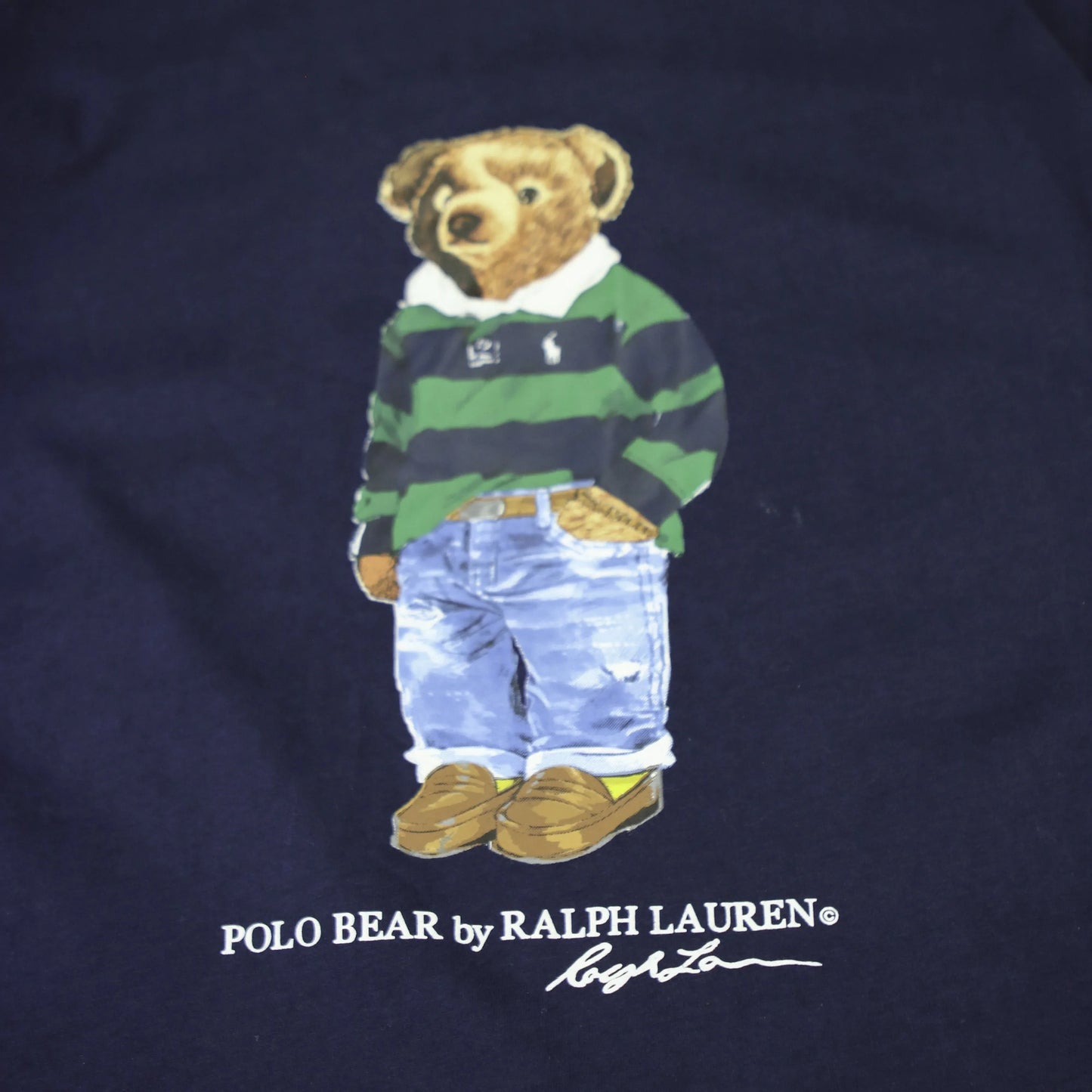 POLO RALPH LAUREN CASUAL BEAR TEE (L)  (L)