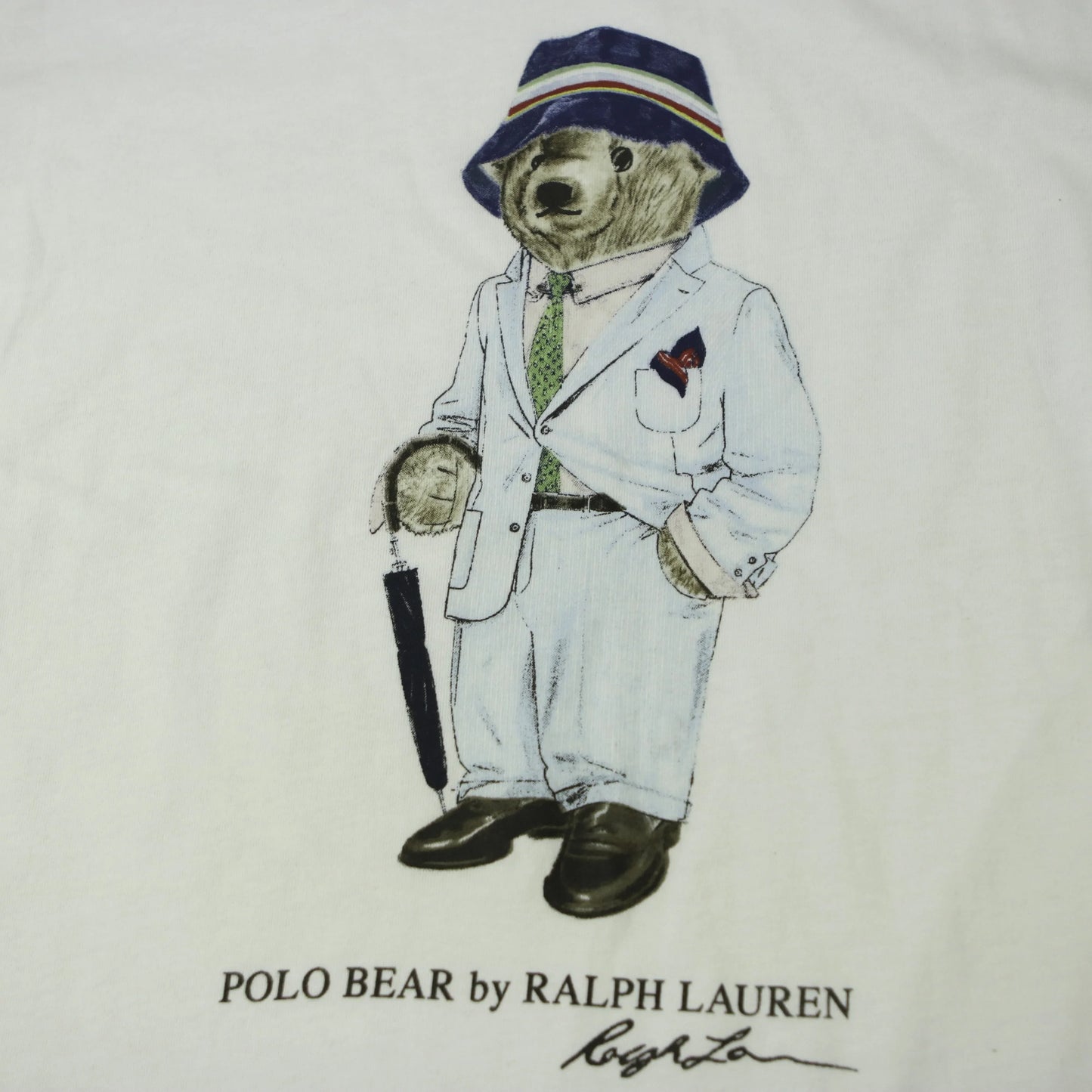 POLO RALPH LAUREN  BEAR SUIT GANGSTER TEE (S)  (S)