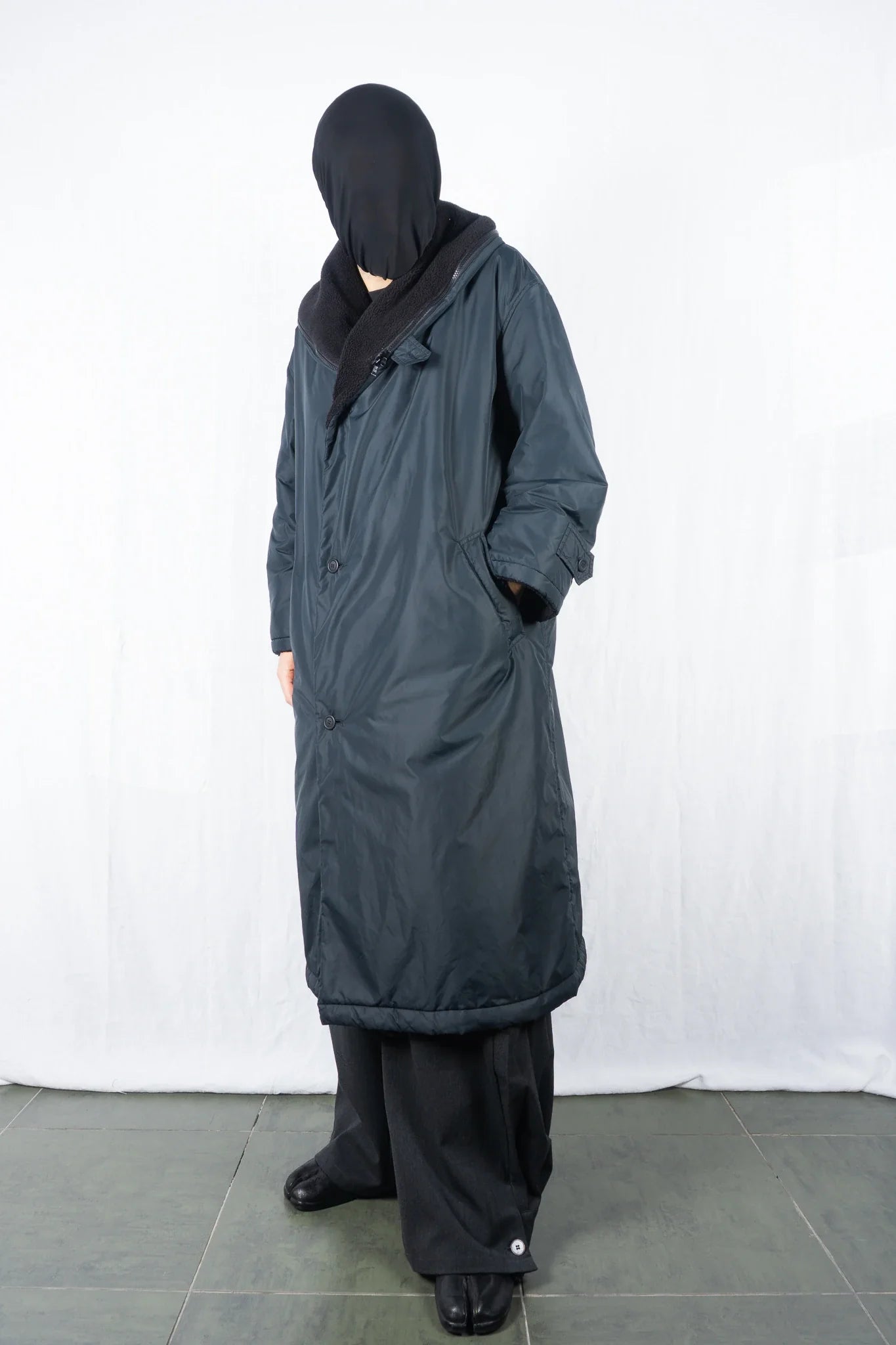 Wind Coat Issey Miyake 1980s oversize pillow neck coat – Known Source