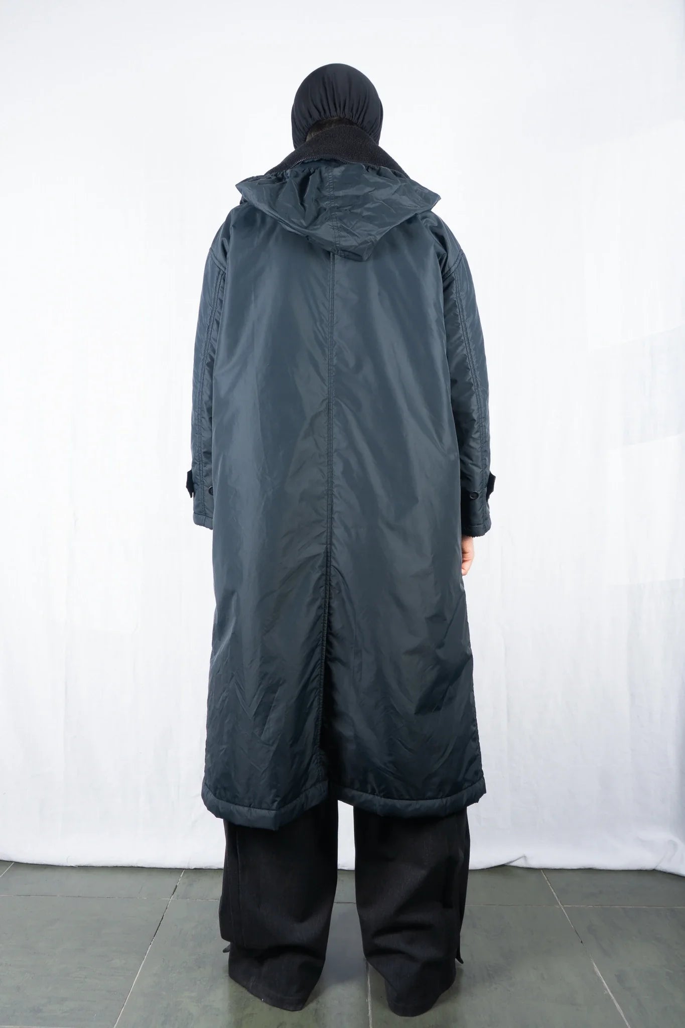 Wind Coat Issey Miyake 1980s oversize pillow neck coat – Known Source