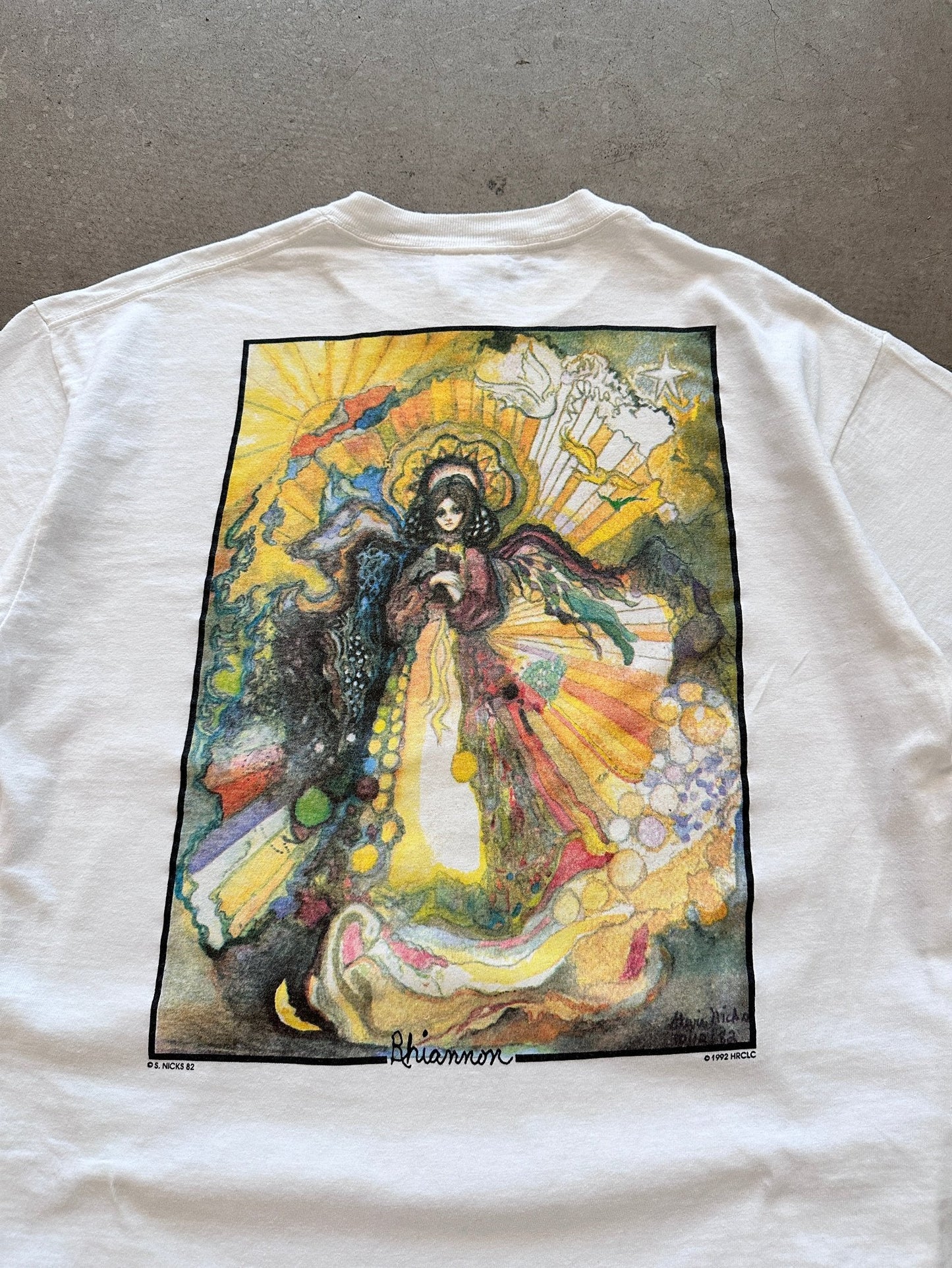 1992 Hard Rock Cafe Stevie Nicks Rhiannon T-Shirt - L | Large, Red