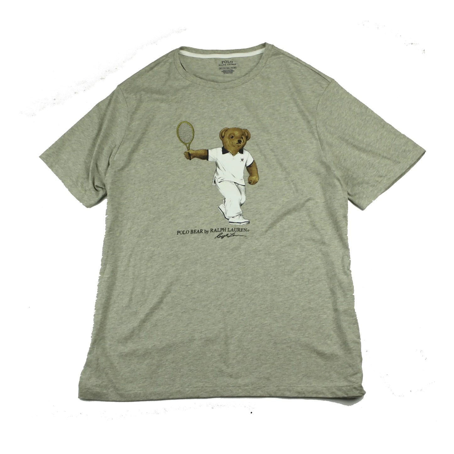 POLO RALPH LAUREN TENNIS POLO BEAR TEE (XXL)  (L)