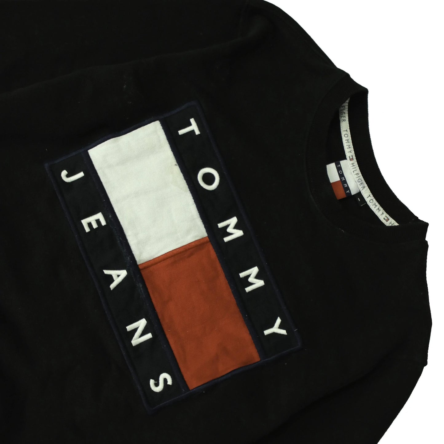 TOMMY JEANS FLAG SWEATER  (S)