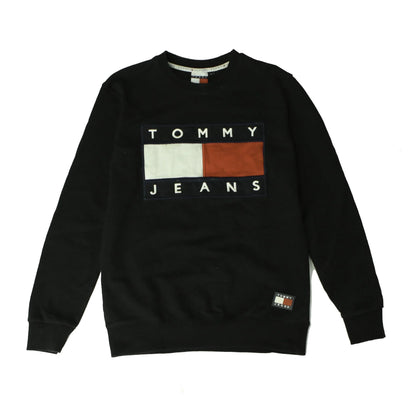 TOMMY JEANS FLAG SWEATER  (S)