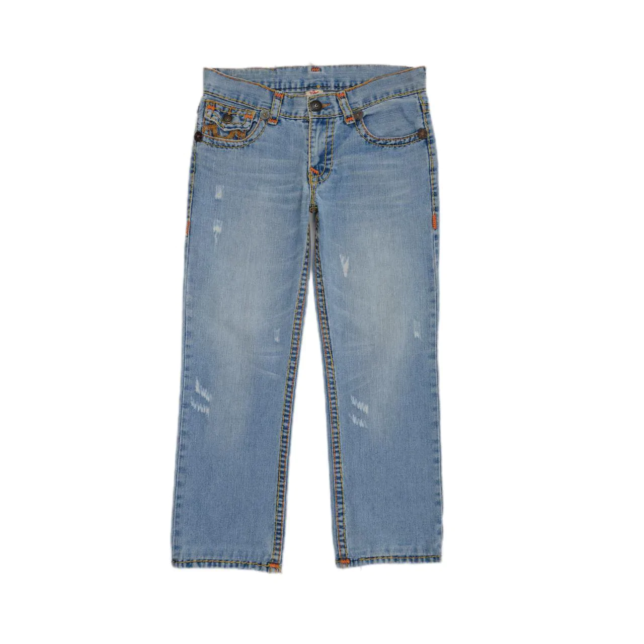 TRUE RELIGION LIGHT WASH JEAN